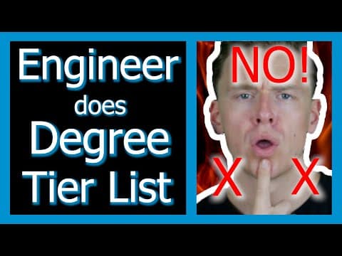 Engineering Degree Tier List from a REAL ENGINEER @ShaneHummus thumbnail
