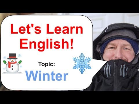 Let's Learn English! Topic: Winter ☃️ thumbnail
