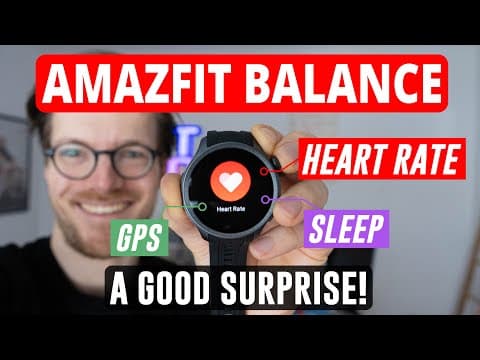 Amazfit Balance : Full Scientific Review (Best Amazfit Yet!) thumbnail