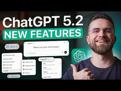 ChatGPT 5.2 vs Gemini 3.0 — How to Use OpenAI’s Latest Update (Full Guide) thumbnail