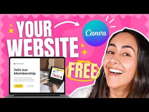How to Build a Free Website Using Canva in 2024? thumbnail