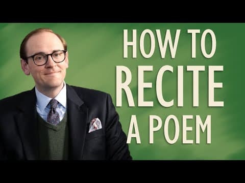 How Should You Read Poetry Aloud Effectively? thumbnail