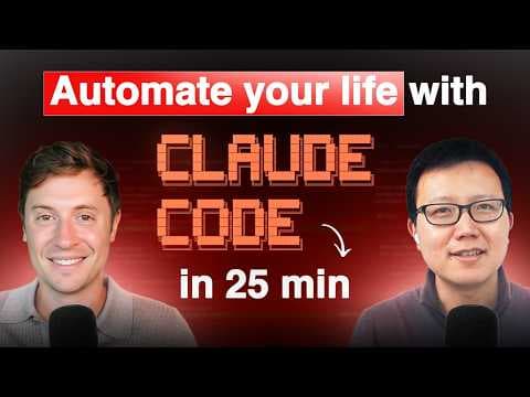 Full Tutorial: Build an AI Life Co-Pilot with Claude Code in 25 Minutes | Alex Finn thumbnail