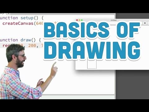 1.3: Basics of drawing - p5.js Tutorial thumbnail