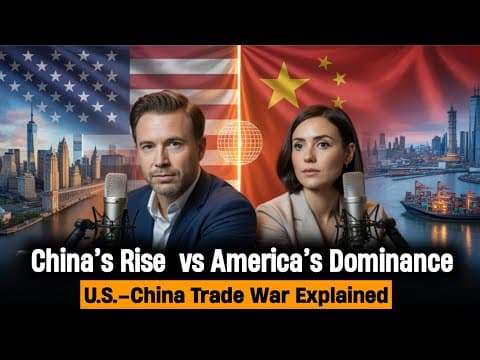 China’s Economic Rise vs America’s Dominance | U.S.–China Trade War Explained | The English Globe thumbnail