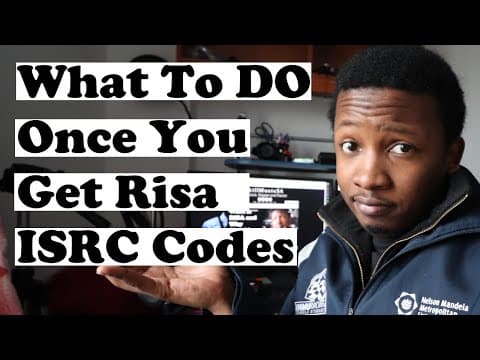 What To Do When You Get your RISA ISRC codes thumbnail