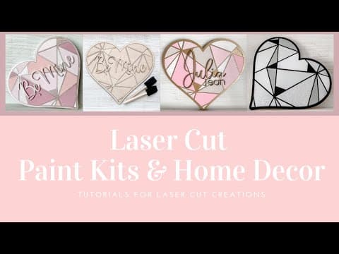 Laser Cut Acrylic Using 3M Adhesive & Shrink Wrap Packaging thumbnail