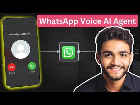 Build a 24/7 WhatsApp AI Assistant That Answers Calls & Text | n8n Tutorial thumbnail