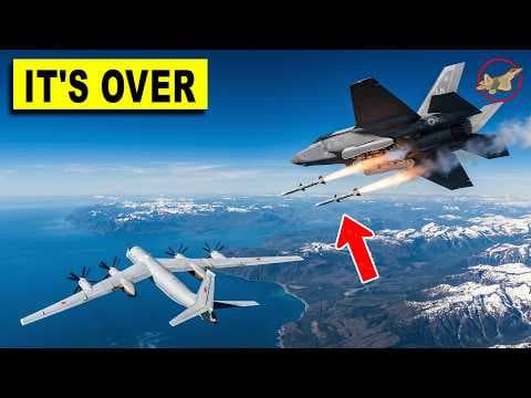 Iran COLLAPSES — NATO F 35s HUNT Down Russian Tu 95 Bear H Bombers thumbnail