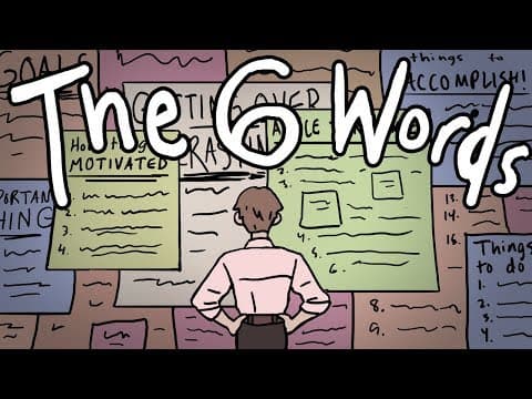 These 6 Words Will Make You Stop Procrastinating - Q&A Episode #2 thumbnail