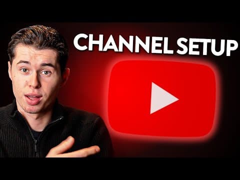 How to Create a YouTube Channel for Beginners (Full Tutorial) thumbnail