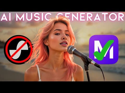 How to Create Music Video Song Using AI | Best AI Music Generator | Suno AI Alternative thumbnail