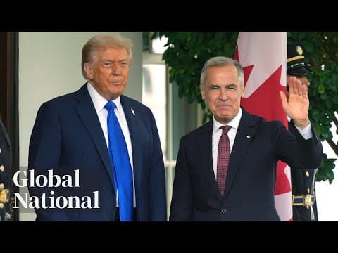 Global National: Oct. 7, 2025 | Carney, Trump signal optimism on Canada-US trade deal thumbnail