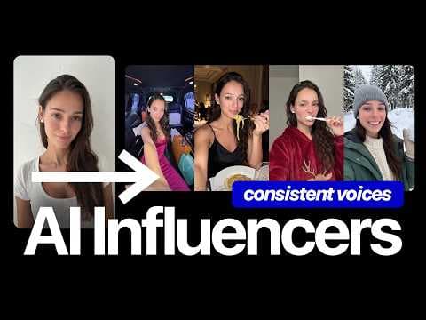 I gave my AI influencer a consistent voice (new method) thumbnail