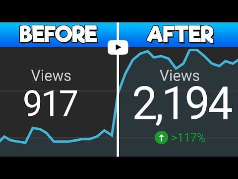 Small Channels: DO THIS to DOUBLE YOUR VIEWS in 5 Minutes! thumbnail