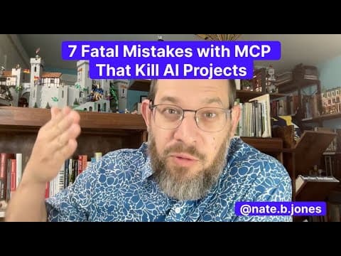 7 Fatal Mistakes with MCP That Kill AI Projects thumbnail
