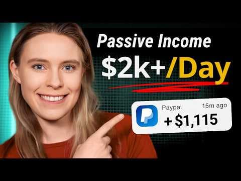7 Passive Income Ideas - How I Make $2,000+ Per Day thumbnail