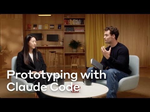 Building and prototyping with Claude Code thumbnail