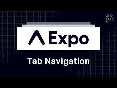 Expo Router Tutorial - 11 - Tab Navigation thumbnail
