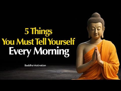 5 Things to Tell Yourself Every Morning to Transform Your Day | Buddhist Wisdom in English thumbnail