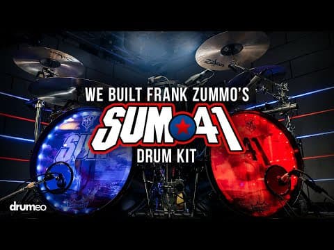 We Built Frank Zummo's Sum 41 Drum Kit thumbnail