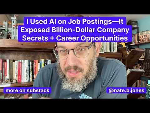 How to Read Company Strategy From Job Postings With AI thumbnail