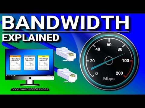 Internet Bandwidth (speed) Explained thumbnail