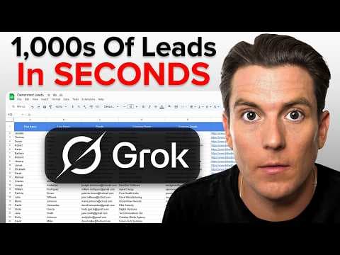 How to Get Leads For Free Using Grok4 thumbnail