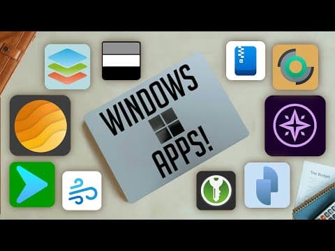 20 FREE Windows 11 Apps to Modernize Windows Once and For All thumbnail