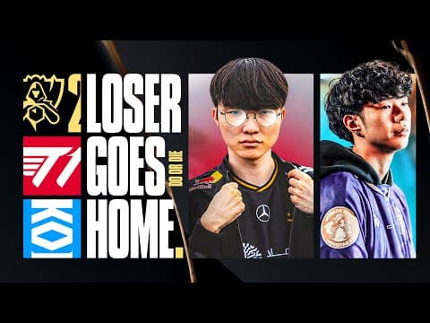 FAKER VS JOJOPYUN - T1 VS KOI FOR THE LAST SPOT IN QUARTERS - WORLDS 2025 thumbnail