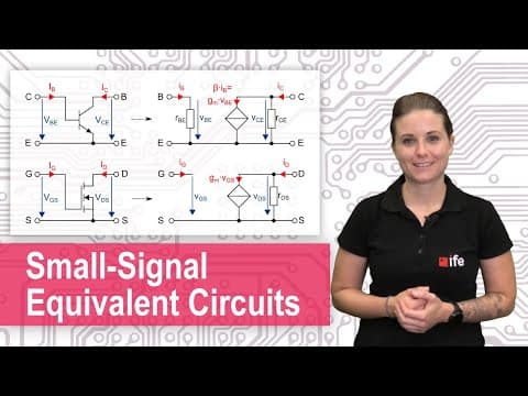 Small-Signal Equivalent Circuit of Bipolar Transistors, MOSFET, Resistor, Current and Voltage Source thumbnail