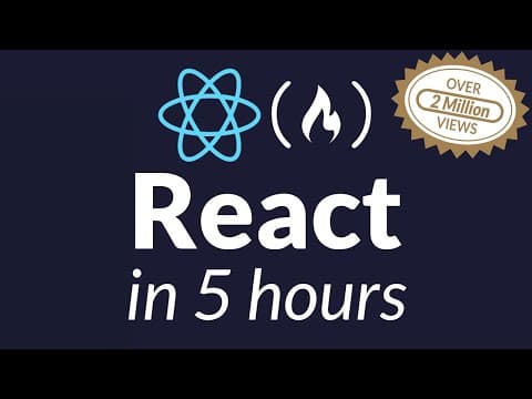 Learn React JS - Full Course for Beginners - Tutorial 2019 thumbnail