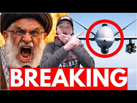 U.S. Military Aircraft CLOSE IN On Iran – Air Defenses ACTIVATED thumbnail