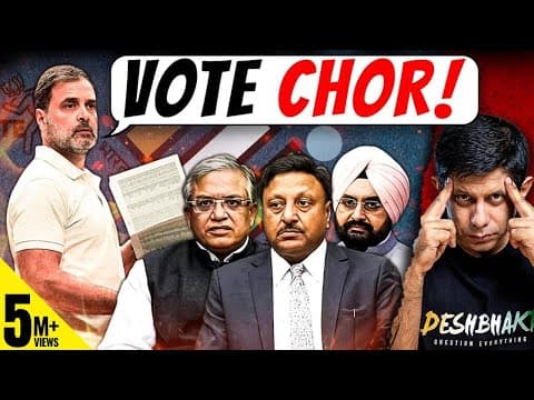 Pt.1- Decoding Rahul Gandhi’s 'Atom Bomb' Allegations Against Election Commission | Akash Banerjee thumbnail
