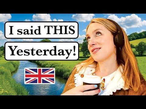 Daily British English for SPEAKING! 🇬🇧 | British Accent (Modern Received Pronunciation) 🌹  thumbnail