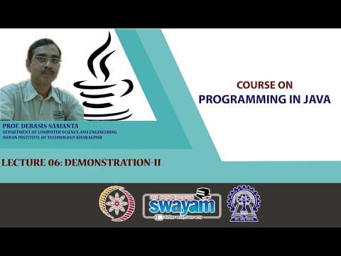 Lecture 06: Demonstration-II thumbnail