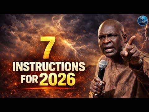 God Gave These 7 Instructions for 2026 — Ignore Them At Your Own Risk | Apostle Joshua Selman thumbnail