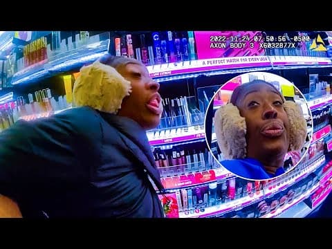 Bratty Shoplifter Attacks Police When She Doesn’t Get Her Way thumbnail
