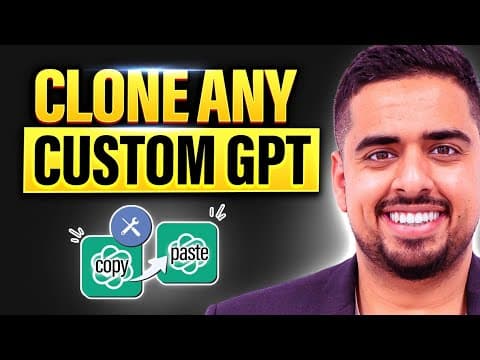 How to Clone ANY Custom GPT in the GPT Store thumbnail