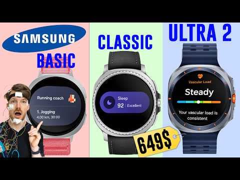 NEW Samsung Galaxy Watch 8/Ultra: Better Sensors? A Scientist's Thoughts. thumbnail