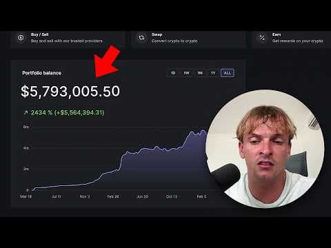 My Crypto Investing Strategy is Boring, But Makes Me $100K/Month thumbnail