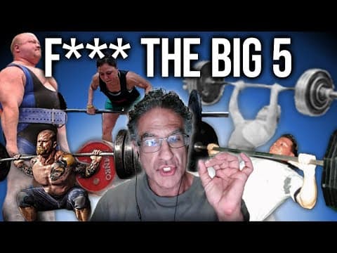 Lyle McDonald Goes to WAR With These 5 Barbell Lifts (Squat, Bench Press, Deadlift, OHP, and Row) thumbnail