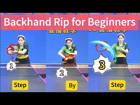 💪Backhand Rip for Beginners – Basic Technique & Feel thumbnail