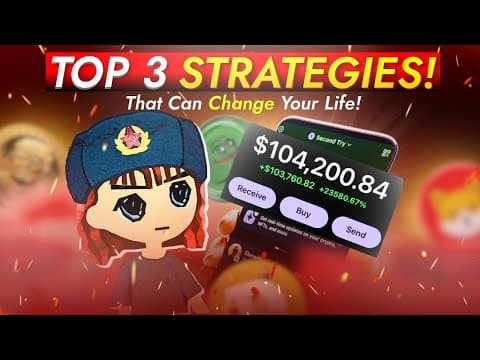 Top 3 Memecoin Trading Strategies (That Actually Work in 2025) 🚀 thumbnail
