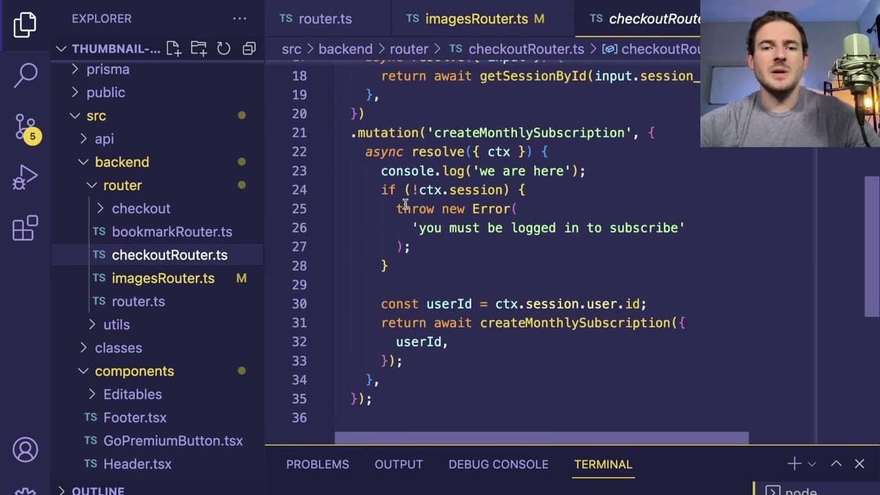 YouTube video player