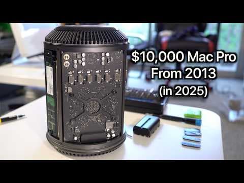 $10,000 Mac Pro from 2013 (in 2025) thumbnail