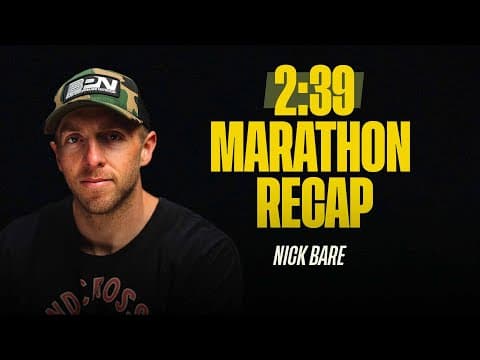 How Did Nick Bare Run a 2:39 Marathon? thumbnail