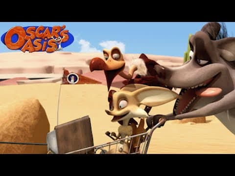 Popy Harchi and Buck Try to Watch The Soccer Game | Oscar's Oasis Kids Cartoons thumbnail