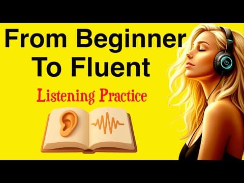 How to Go From Beginner to Fluent in English | The Best Learning Path | English Podcast thumbnail
