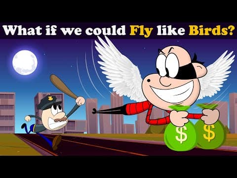 What if we could Fly like Birds? + more videos | #aumsum #kids #science #education #whatif thumbnail